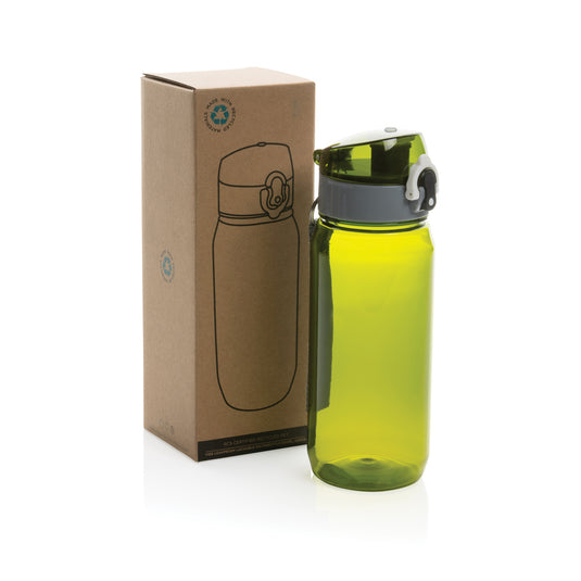Yide RCS Recycled PET leakproof lockable waterbottle 600ml - Custom Wood Designs