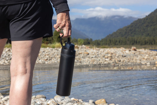 Omni Sip RCS certified re-steel lockable bottle 720ml - Custom Wood Designs