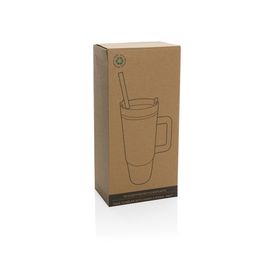 Tana RCS plastic tumbler with handle 900ml - Custom Wood Designs