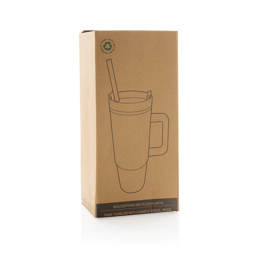Tana RCS plastic tumbler with handle 900ml - Custom Wood Designs