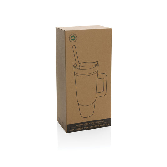 Tana RCS plastic tumbler with handle 900ml - Custom Wood Designs
