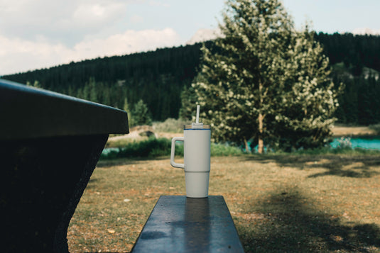 Tana RCS plastic tumbler with handle 900ml - Custom Wood Designs