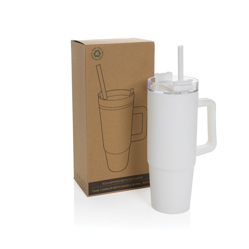 Load image into Gallery viewer, Tana RCS plastic tumbler with handle 900ml - Custom Wood Designs
