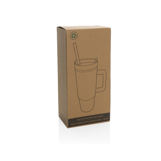 Tana RCS plastic tumbler with handle 900ml - Custom Wood Designs