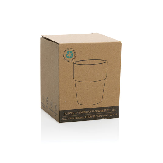 Clark RCS double wall coffee cup 300ML - Custom Wood Designs