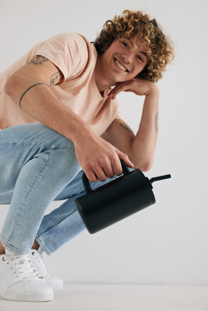 Load image into Gallery viewer, Cube RCS certified recycled steel mug 800ml - Custom Wood Designs
