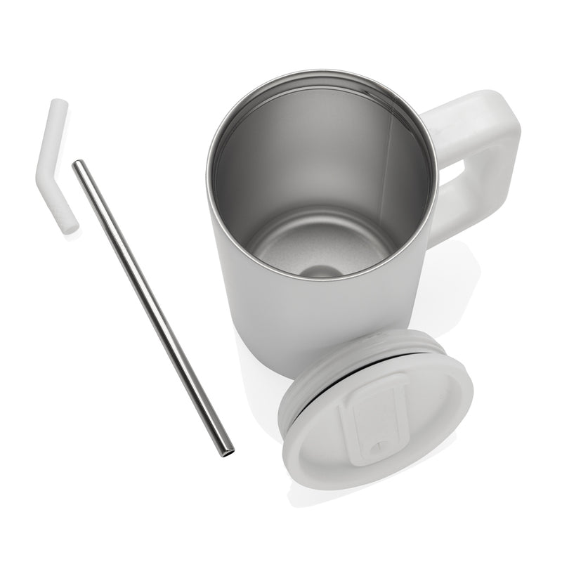 Load image into Gallery viewer, Cube RCS certified recycled steel mug 800ml - Custom Wood Designs
