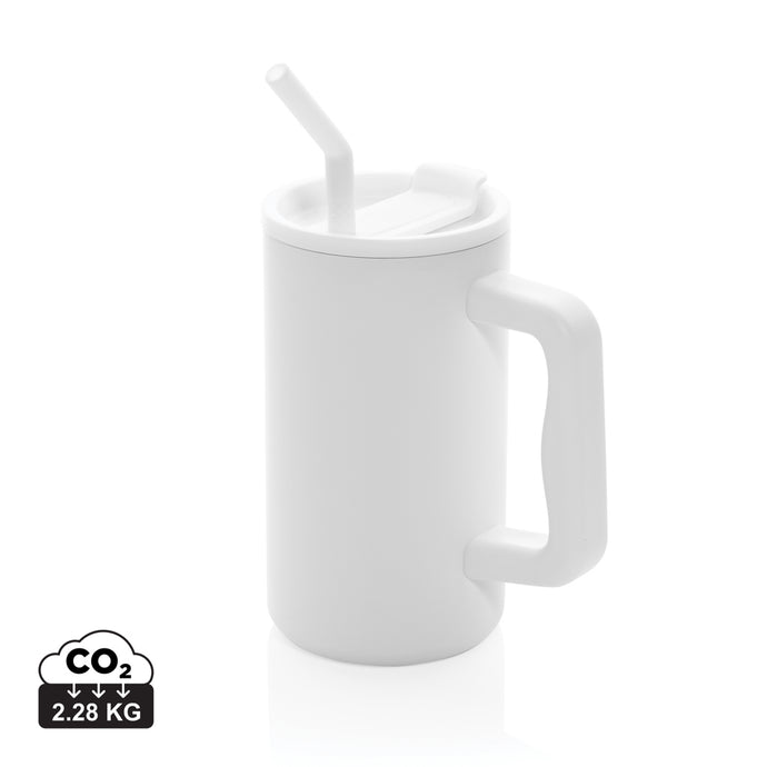 Cube RCS certified recycled steel mug 800ml - Custom Wood Designs