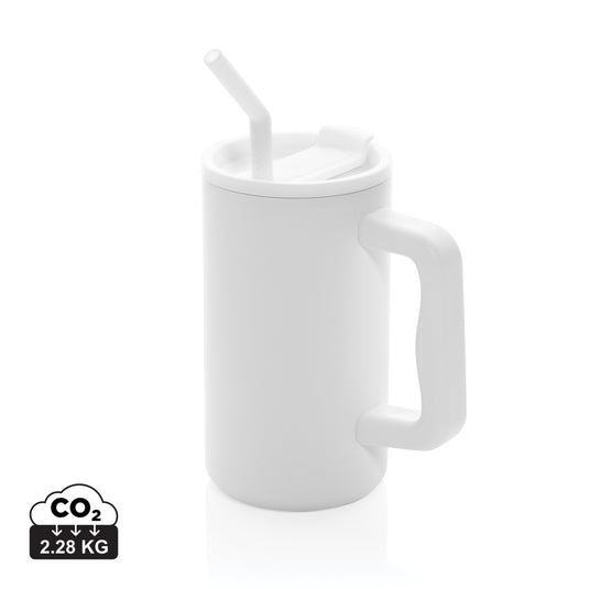 Cube RCS certified recycled steel mug 800ml - Custom Wood Designs