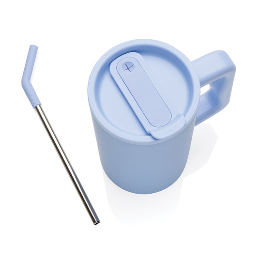 Cube RCS certified recycled steel mug 800ml - Custom Wood Designs