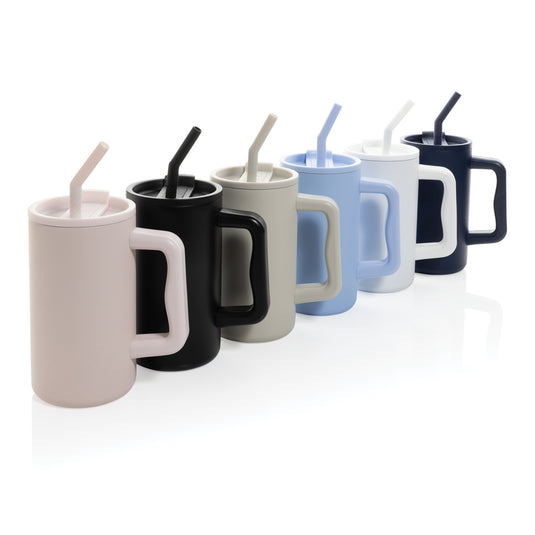 Cube RCS certified recycled steel mug 800ml - Custom Wood Designs