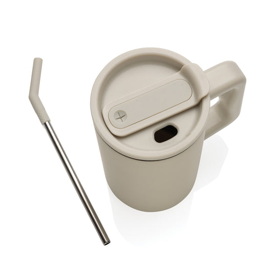 Cube RCS certified recycled steel mug 800ml - Custom Wood Designs