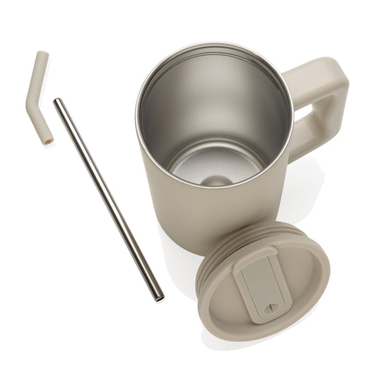 Cube RCS certified recycled steel mug 800ml - Custom Wood Designs