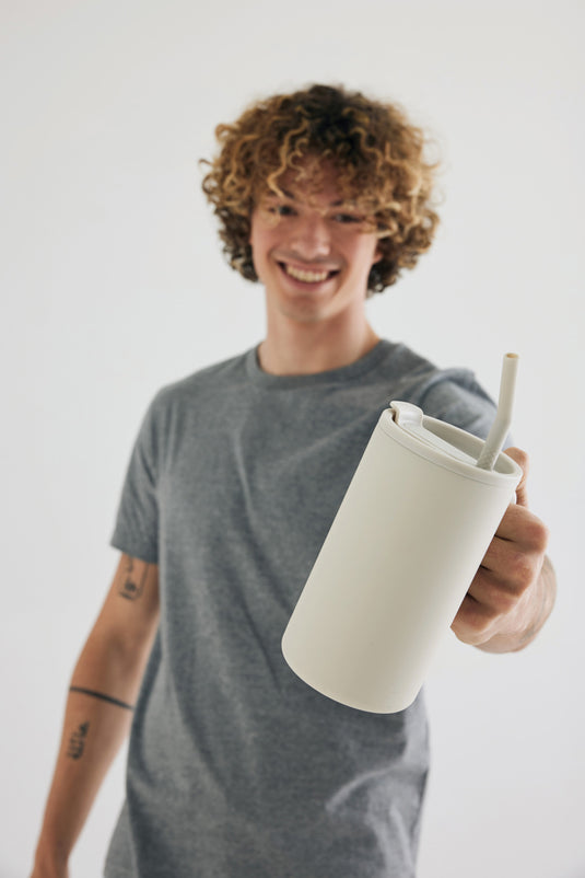 Cube RCS certified recycled steel mug 800ml - Custom Wood Designs