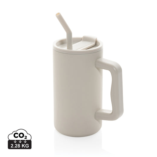 Cube RCS certified recycled steel mug 800ml - Custom Wood Designs