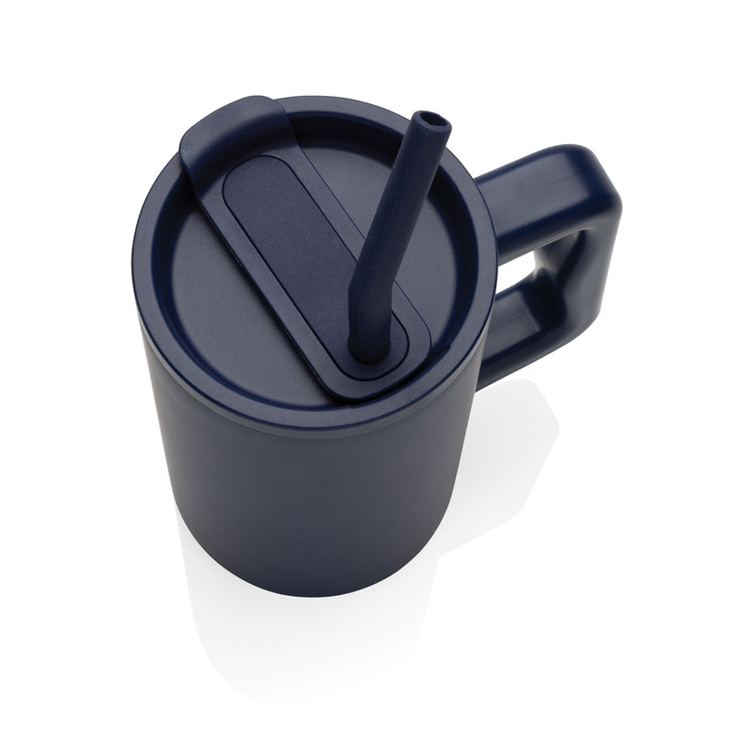 Load image into Gallery viewer, Cube RCS certified recycled steel mug 800ml - Custom Wood Designs
