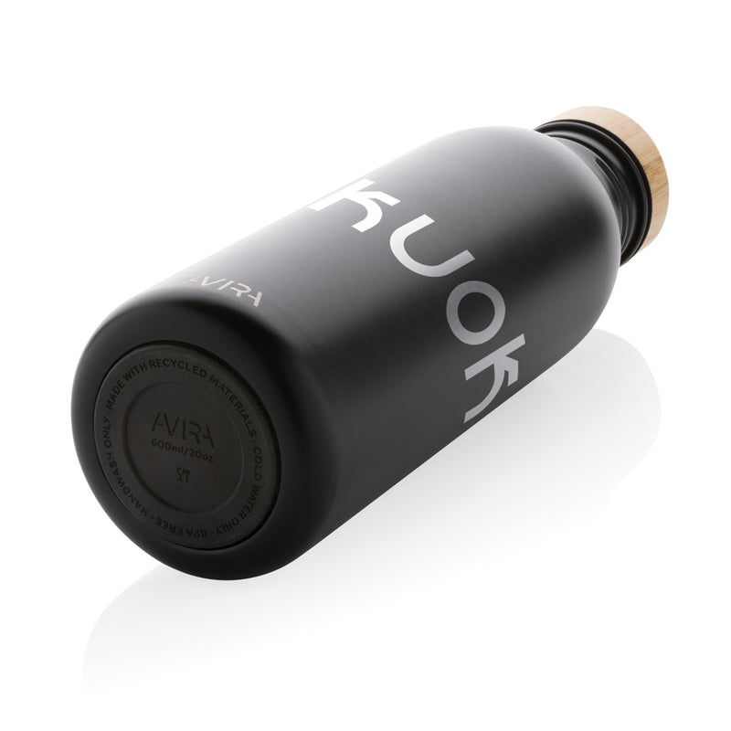 Load image into Gallery viewer, Avira Alcor RCS Re-steel single wall water bottle 600 ML - Custom Wood Designs
