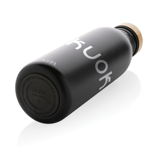 Avira Alcor RCS Re-steel single wall water bottle 600 ML - Custom Wood Designs