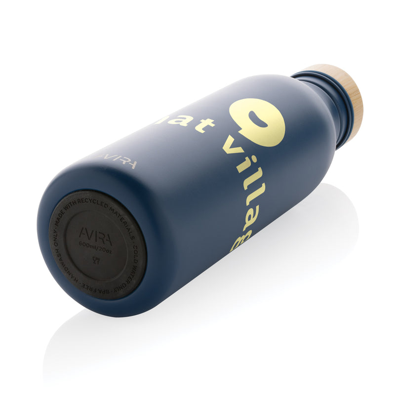 Load image into Gallery viewer, Avira Alcor RCS Re-steel single wall water bottle 600 ML - Custom Wood Designs
