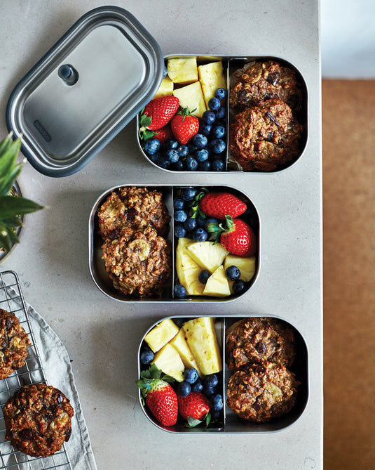 Black+Blum Stainless Steel Lunch Box Large - Custom Wood Designs