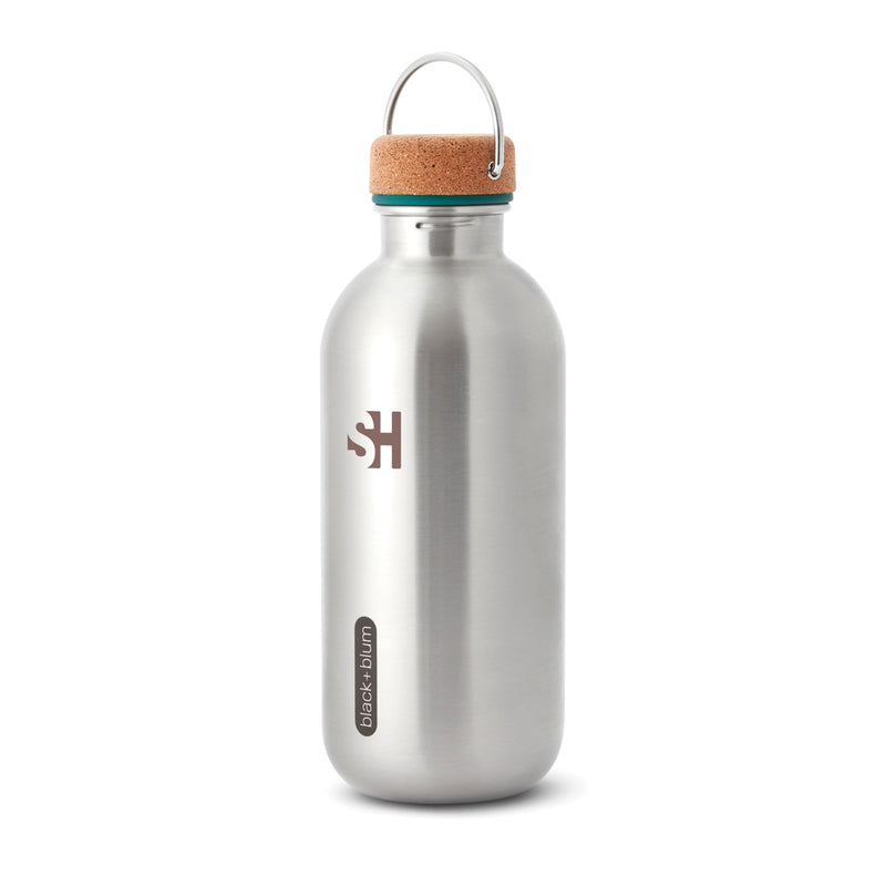 Load image into Gallery viewer, Black+Blum Steel Water Bottle 600ml - Custom Wood Designs
