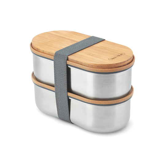 Stainless Steel Double Bento Box-Home & Living