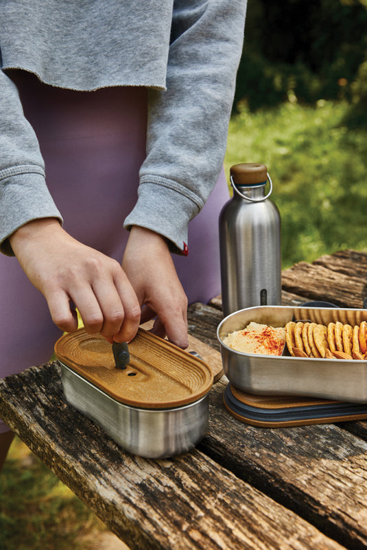 Stainless Steel Double Bento Box-Home & Living