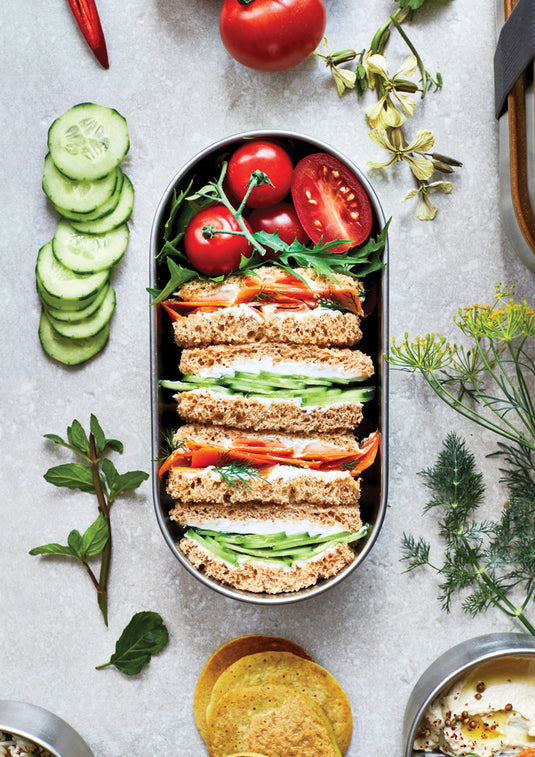 Stainless Steel Double Bento Box-Home & Living