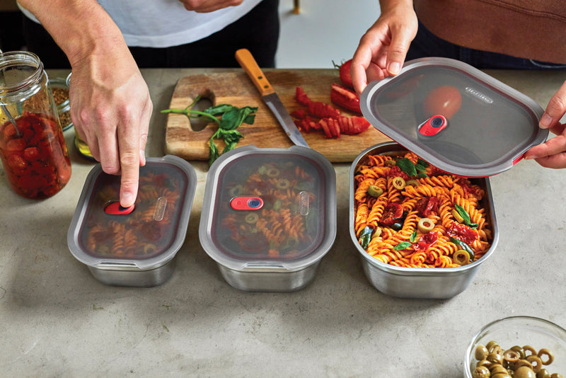 Load image into Gallery viewer, Mealprep Box 3pcs Set Small, Medium, Large - Custom Wood Designs Mealprep Box 3pcs Set Small, Medium, Large made from [material] –  [use_case] | Custom Wood Designs
