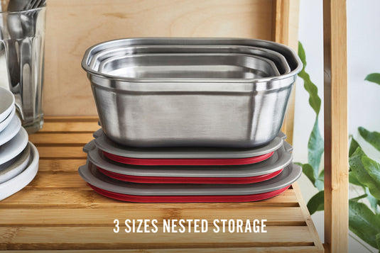 Mealprep Box 3pcs Set Small, Medium, Large - Custom Wood Designs Mealprep Box 3pcs Set Small, Medium, Large made from [material] –  [use_case] | Custom Wood Designs