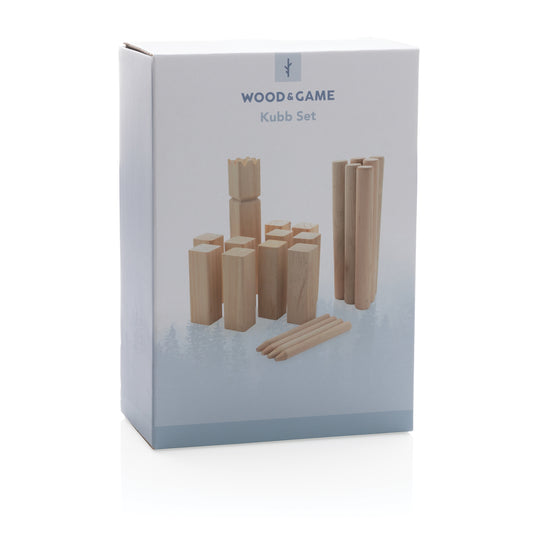 Wooden kubb set - Custom Wood Designs