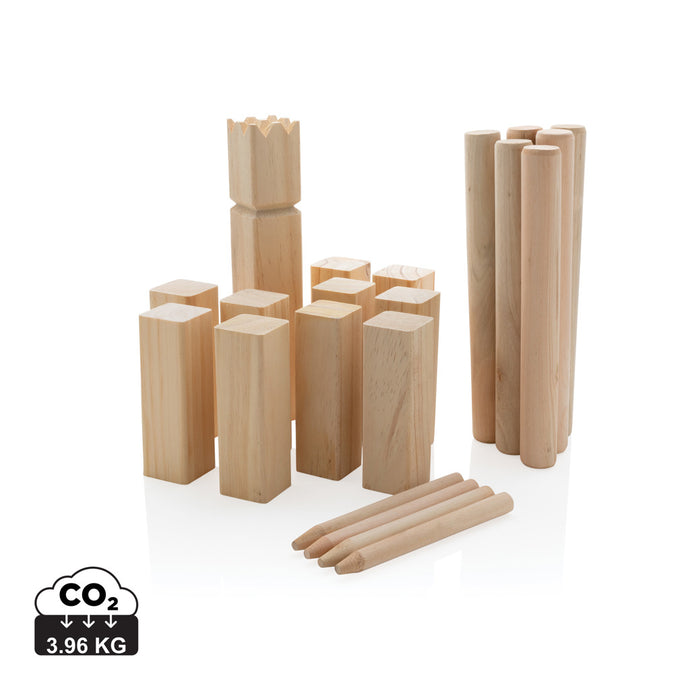 Wooden kubb set - Custom Wood Designs