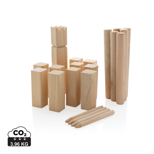 Wooden kubb set - Custom Wood Designs