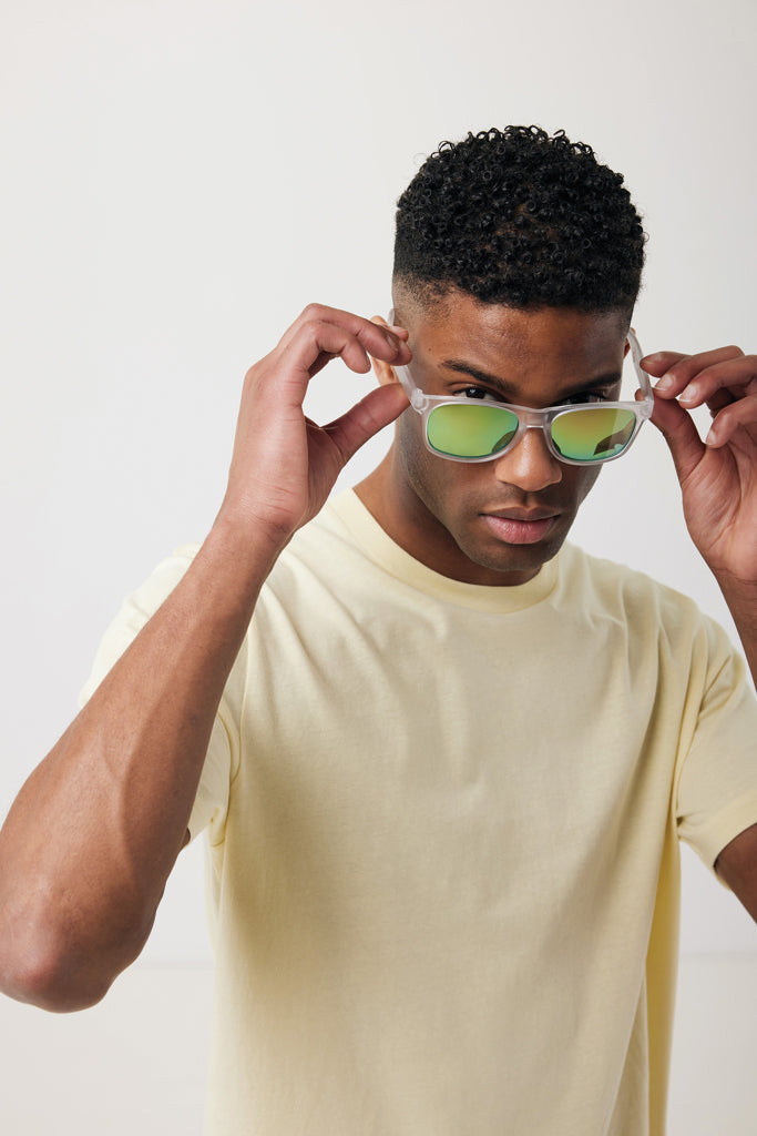 Load image into Gallery viewer, Gleam RCS recycled PC mirror lens sunglasses - Custom Wood Designs
