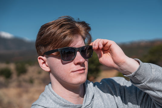 RCS recycled PP plastic sunglasses - Custom Wood Designs