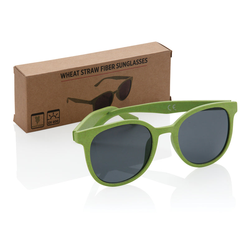 Load image into Gallery viewer, Wheat straw fibre sunglasses - Custom Wood Designs

