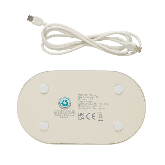 LumaRise RCS reycled plastic white noise alarm clock - Custom Wood Designs LumaRise RCS reycled plastic white noise alarm clock