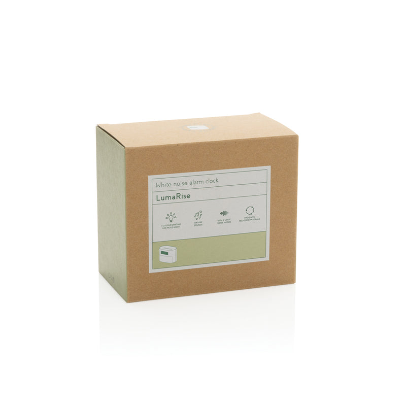 Load image into Gallery viewer, LumaRise RCS reycled plastic white noise alarm clock - Custom Wood Designs LumaRise RCS reycled plastic white noise alarm clock
