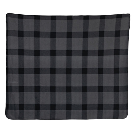 Soft plaid fleece blanket - Custom Wood Designs