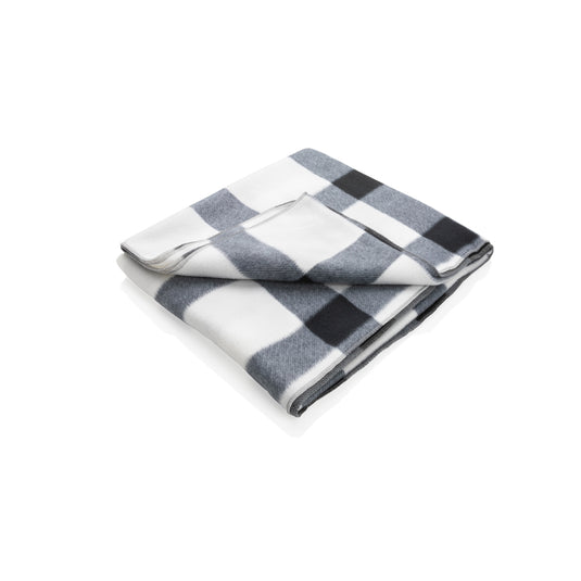 Soft plaid fleece blanket - Custom Wood Designs