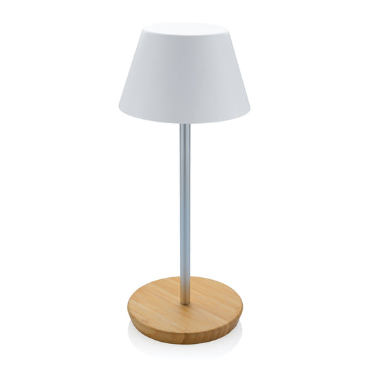 Pure Glow RCS usb-rechargeable recycled plastic table lamp - Custom Wood Designs