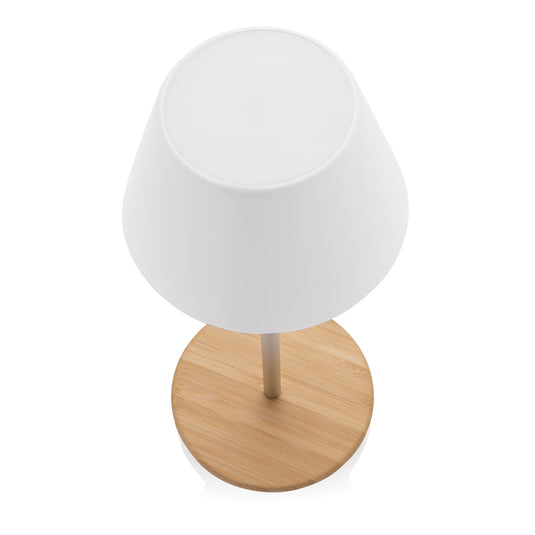 Pure Glow RCS usb-rechargeable recycled plastic table lamp - Custom Wood Designs