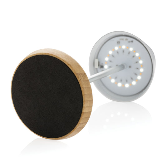 Pure Glow RCS usb-rechargeable recycled plastic table lamp - Custom Wood Designs