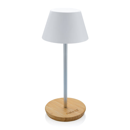 Pure Glow RCS usb-rechargeable recycled plastic table lamp - Custom Wood Designs