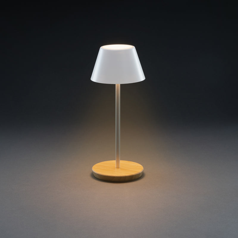 Load image into Gallery viewer, Pure Glow RCS usb-rechargeable recycled plastic table lamp - Custom Wood Designs
