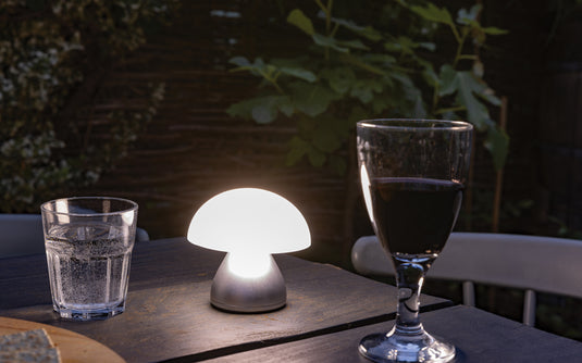 Luming RCS recycled plastic USB re-chargeable table lamp - Custom Wood Designs