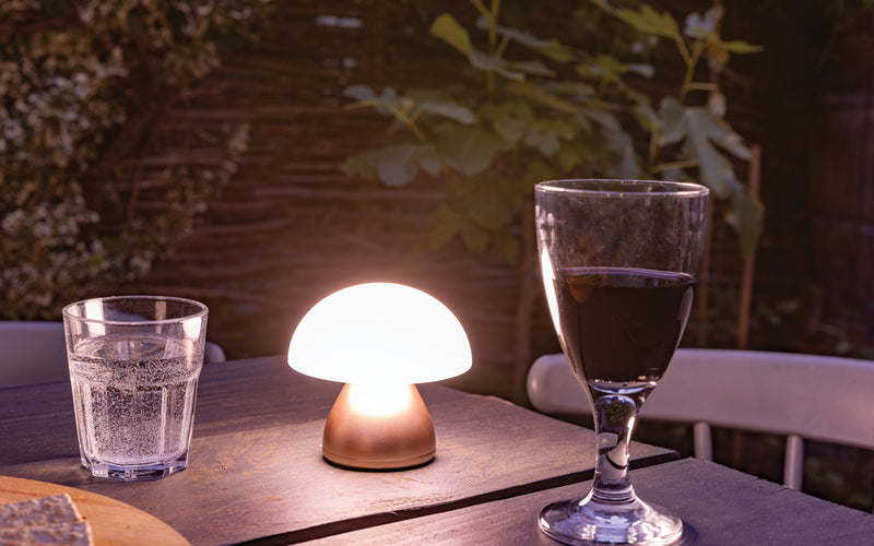 Load image into Gallery viewer, Luming RCS recycled plastic USB re-chargeable table lamp - Custom Wood Designs
