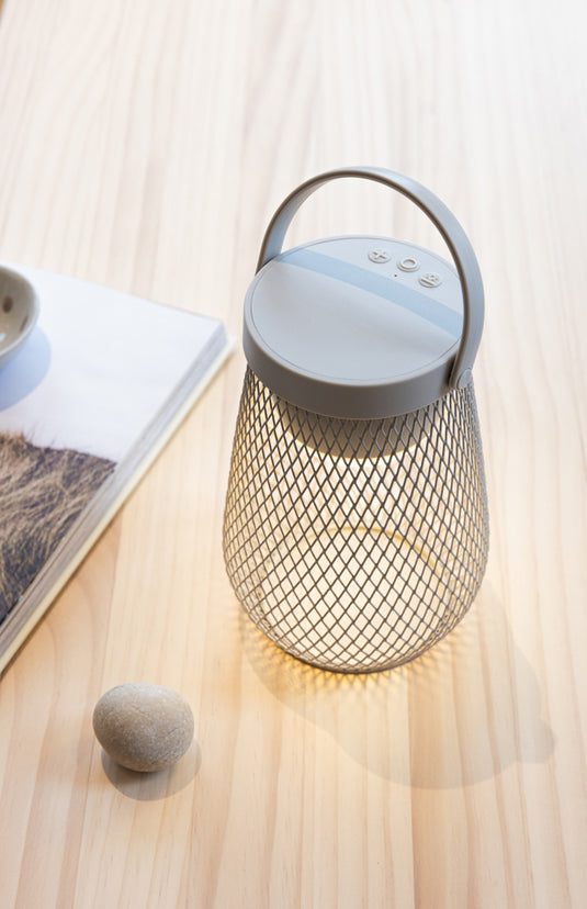 Aurora RCS recycled plastic USB re-chargeable table lamp - Custom Wood Designs