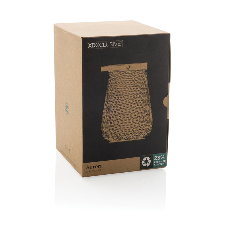 Load image into Gallery viewer, Aurora RCS recycled plastic USB re-chargeable table lamp - Custom Wood Designs
