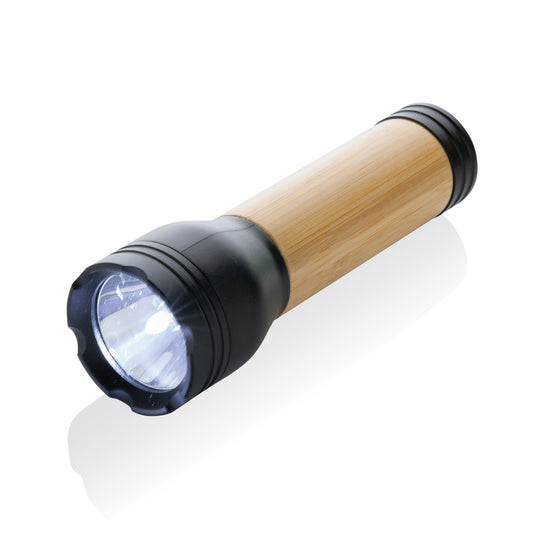 Lucid 3W RCS certified recycled plastic & bamboo torch - Custom Wood Designs